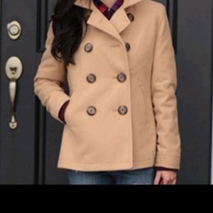 Tan pea coat